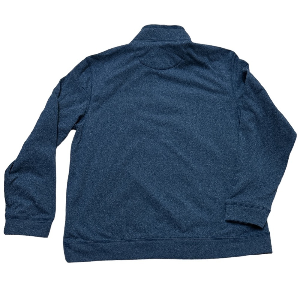 Izod Saltwater Classic 1/4 Zip Sweater/Sweatshirt Relaxed Classics Long Sleeve - Picture 2 of 7